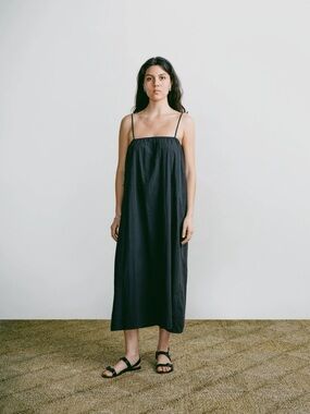 Ozma Marta Dress in Batiste soft black M/L